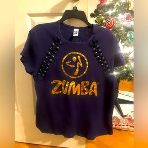 Zumba womens short sleeve shirt